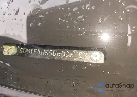 2013 Honda Pilot Ex-L из США, поврежденный, VIN 5FNYF4H55DB068553